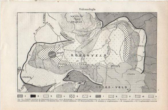 LAMINA V42852: Vulcanologia mapa