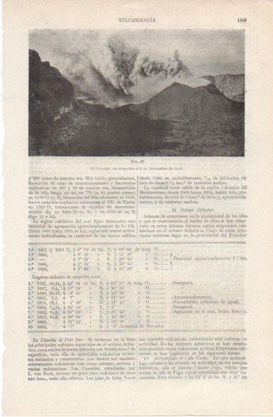 LAMINA V42856: El Vesubio en erupcion en diciembre de 1926