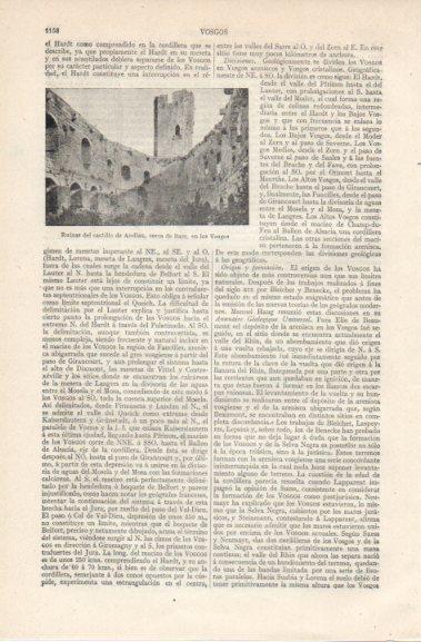 LAMINA V42838: Ruinas del castillo de Andlau, Los Vosgos