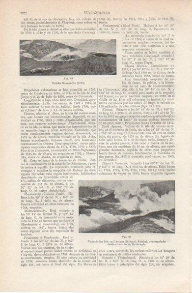 LAMINA V42859: Volcan Novarupia en 1924 y Valle de los Diez mil Humos