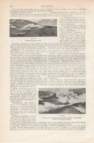 LAMINA V42859: Volcan Novarupia en 1924 y Valle de los Diez mil Humos