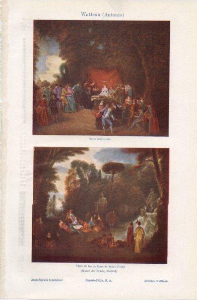 LAMINA V42881: Obras por A. Watteau