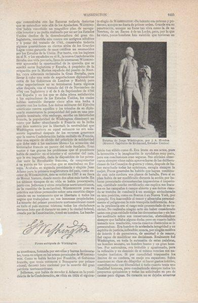 LAMINA V42877: Estatua de G. Washington por J. A. Houdon