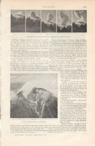 LAMINA V42861: Volcan Momotambo en Nicaragua