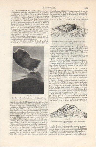LAMINA V42862: Volcan Galeras en Colombia en Marzo 1926
