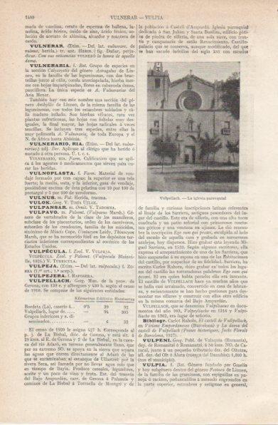 LAMINA V42863: Iglesia de Vulpellach, Gerona