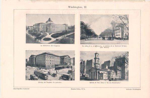 LAMINA V42873: Biblioteca del Congreso, Registro de patentes y Geographic Society, Washington