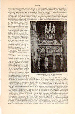 LAMINA V42497: Urna de San Pedro Martir en Milan