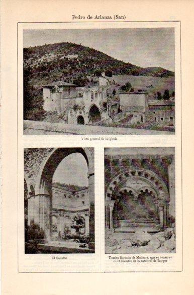 LAMINA V42487: Iglesia y Claustro de San Pedro de Arlanza