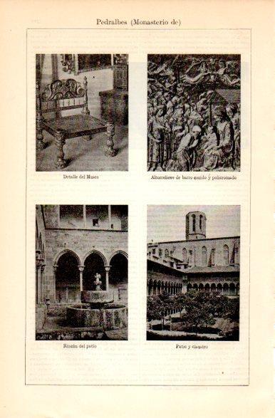 LAMINA V42481: Monasterio de Pedralbes, Barcelona