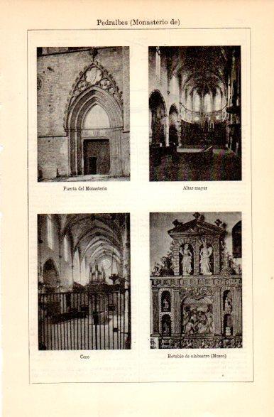 LAMINA V42482: Interior del Monasterio de Pedralbes, Barcelona