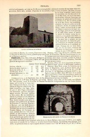 LAMINA V42483: Castillo de Pedraza de la Sierra
