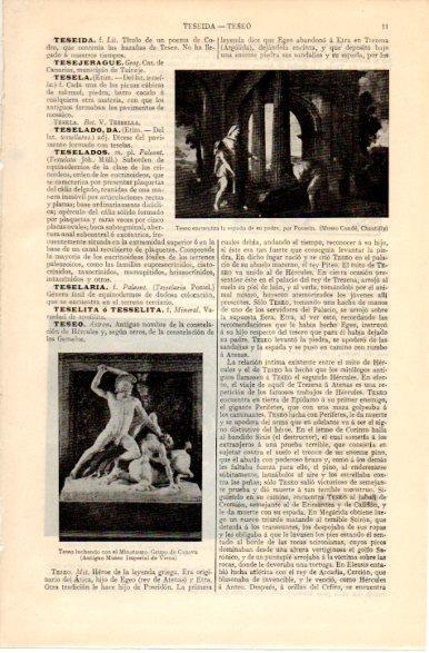 LAMINA V42520: Teseo luchando con el Minotauro, grupo de Canova
