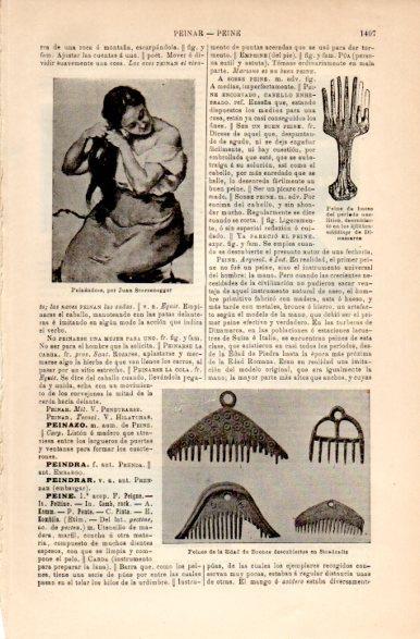 LAMINA V42513: Peines de la Edad de Bronce
