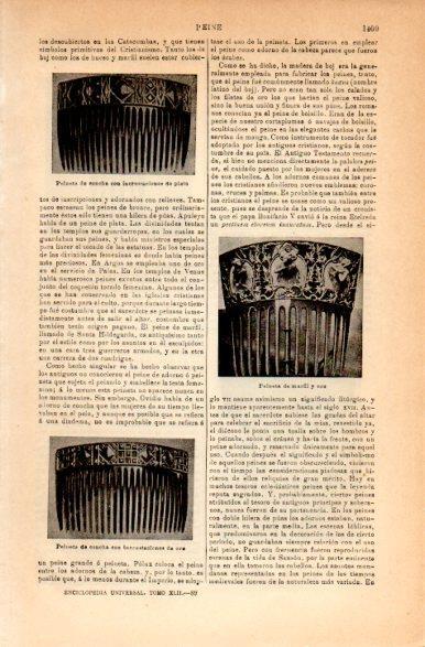 LAMINA V42515: Peinetas de concha y marfil