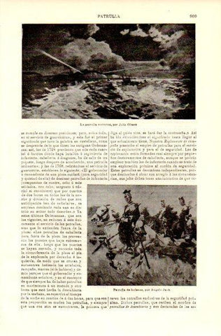 LAMINA V42428: Patrulla de hulanos por A. Jauk