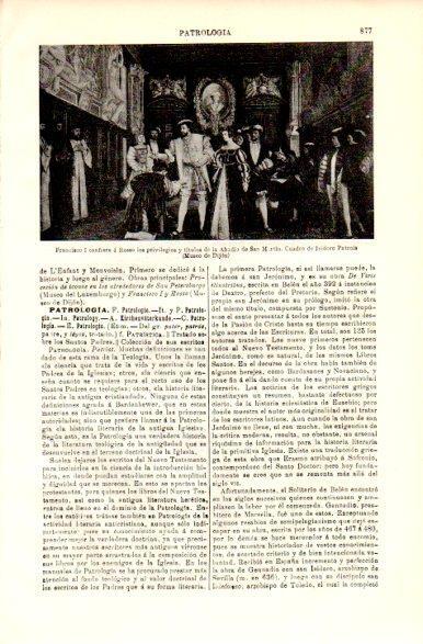 LAMINA V42427: Francisco I confiere a Rosso privilegios en Abadia de San Martin