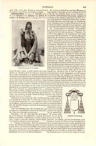 LAMINA V42422: Patriarca griego de Jerusalen