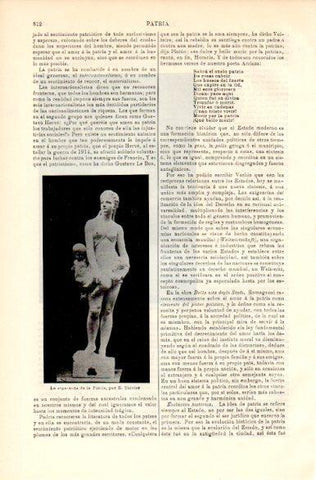 LAMINA V42421: La esperanza de la Patria por Thivier