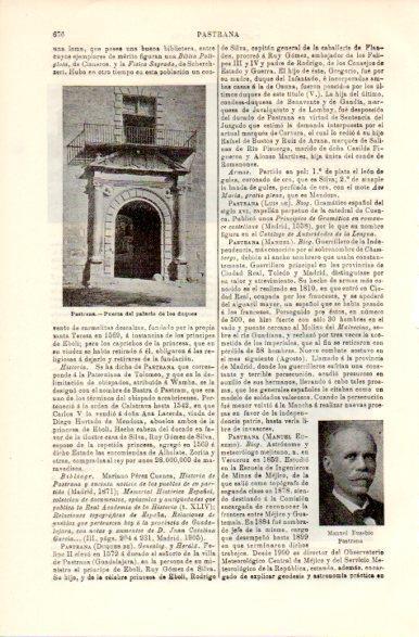 LAMINA V42399: Puerta palacio de los duques en Pastrana, Guadalajara