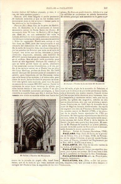 LAMINA V42433: Puerta y Claustro del Monasterio de El Paular
