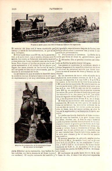 LAMINA V42454: Maquina de reparacion de pavimento