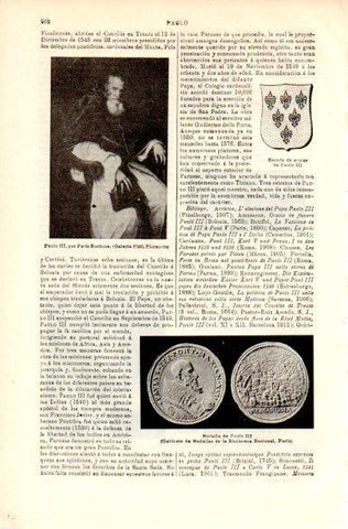 LAMINA V42438: Paulo III por Bordone