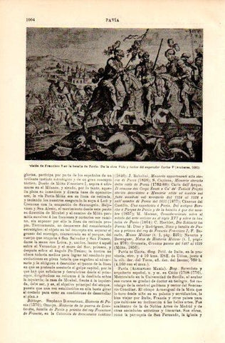 LAMINA V42449: Prision de Francisco I en la batalla de Pavia