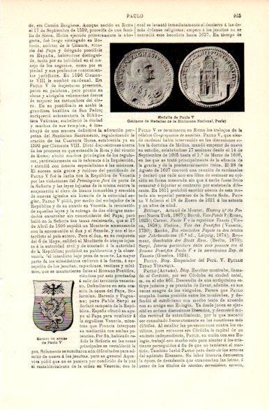 LAMINA V42440: Medalla de Paulo V