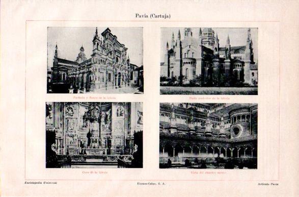 LAMINA V42447: La Cartuja de Pavia