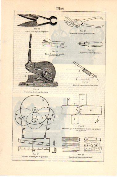 LAMINA V42635: Tijera