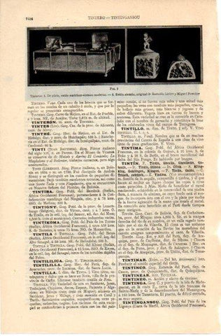 LAMINA V42661: Tintero de Alemania