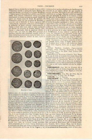 LAMINA V42648: Monedas de Timur