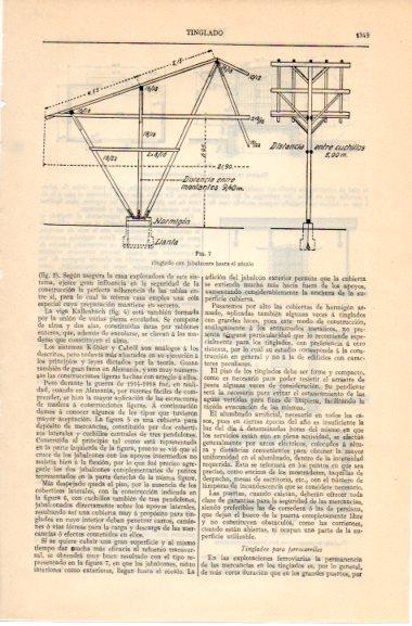 LAMINA V42653: Tinglado con jabalcones