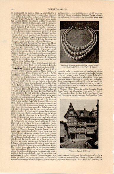 LAMINA V42569: Collar de madama Thiers