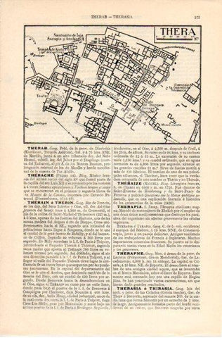 LAMINA V42567: Plano de Thera