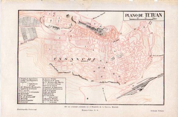 LAMINA V42541: Plano de Tetuan