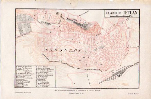 LAMINA V42541: Plano de Tetuan