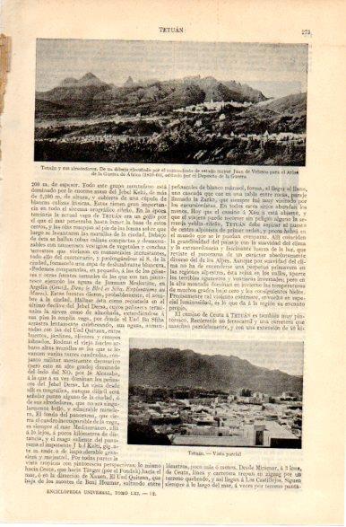 LAMINA V42542: Vista parcial de Tetuan