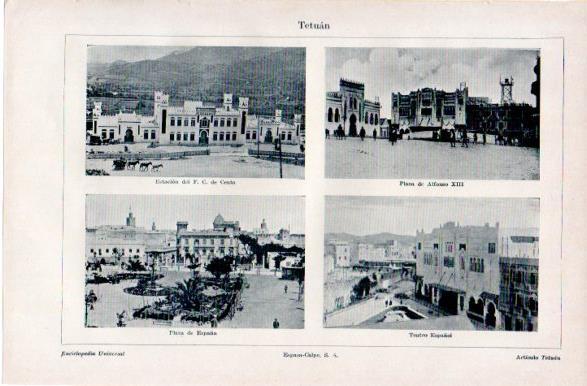 LAMINA V42545: Vistas varias de Tetuan