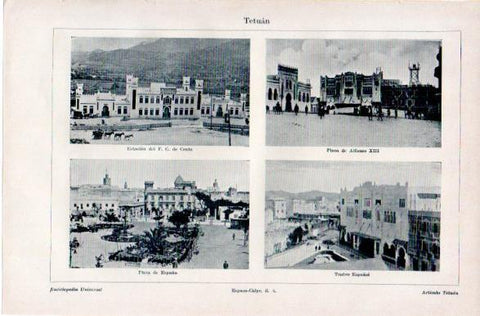 LAMINA V42545: Vistas varias de Tetuan