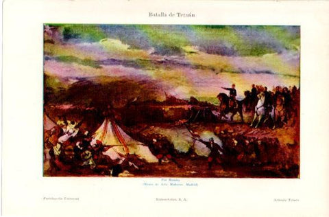 LAMINA V42546: Batalla de Tetuan por Rosales