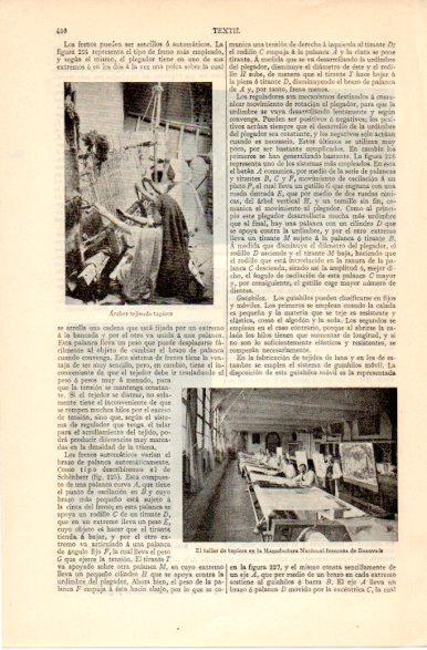 LAMINA V42552: Taller de tapices en Manufacturera francesa de Beauvais