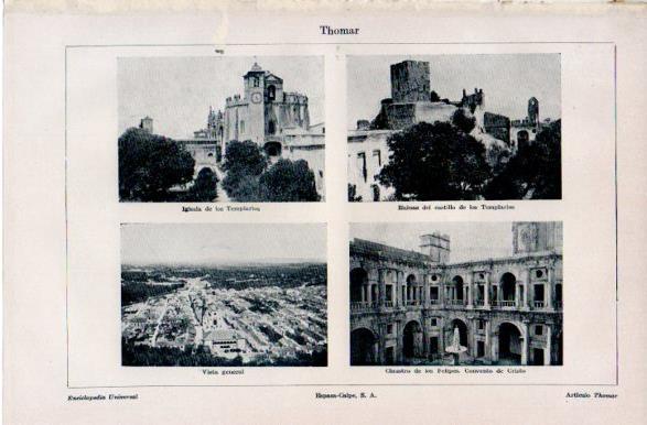 LAMINA V42575: Vistas varias de Thomar