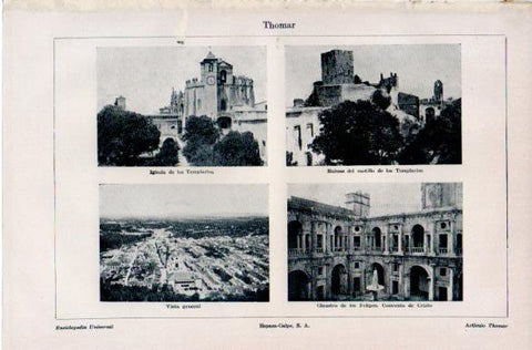 LAMINA V42575: Vistas varias de Thomar