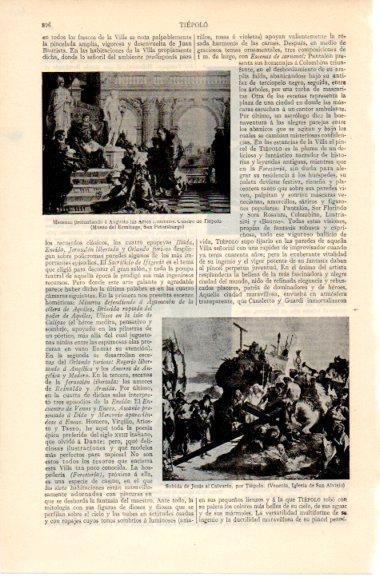LAMINA V42603: Subida de Jesus al Calvario por Tiepolo