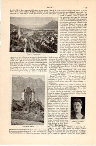 LAMINA V42581: Vista y Castillo de Thum