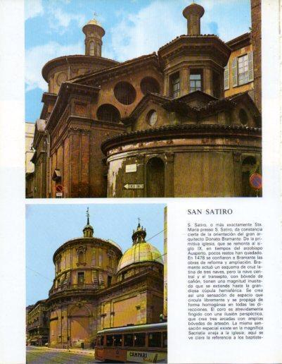 LAMINA V43216: Milan. Iglesia Sta. Maria presso San Satiro