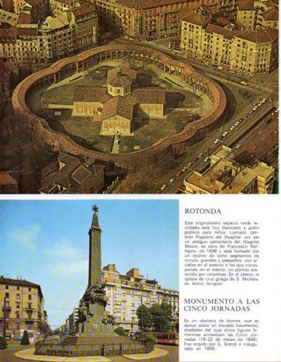 LAMINA V43214: Milan. La Rotonda y Monumento a las Cinco Jornadas