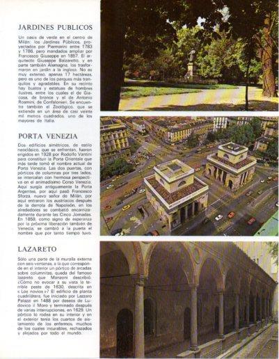 LAMINA V43212: Milan. Porta Venezia, Lazareto y Jardines Publicos